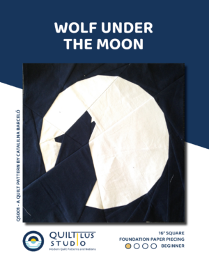 Wolf Under the Moon FPP Pattern. PDF